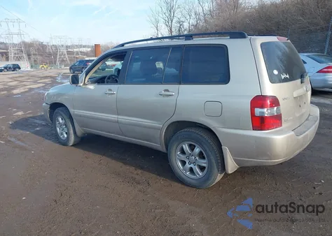 2005 Toyota Highlander V6 z USA, uszkodzony, nr VIN JTEEP21A050114720